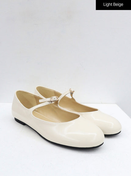 Buckle Round Mary Jane Flats OJ305