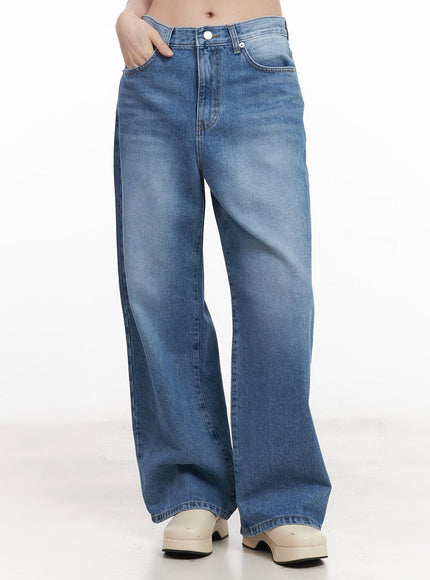 Lili Washed Wide-Leg Jeans CM512