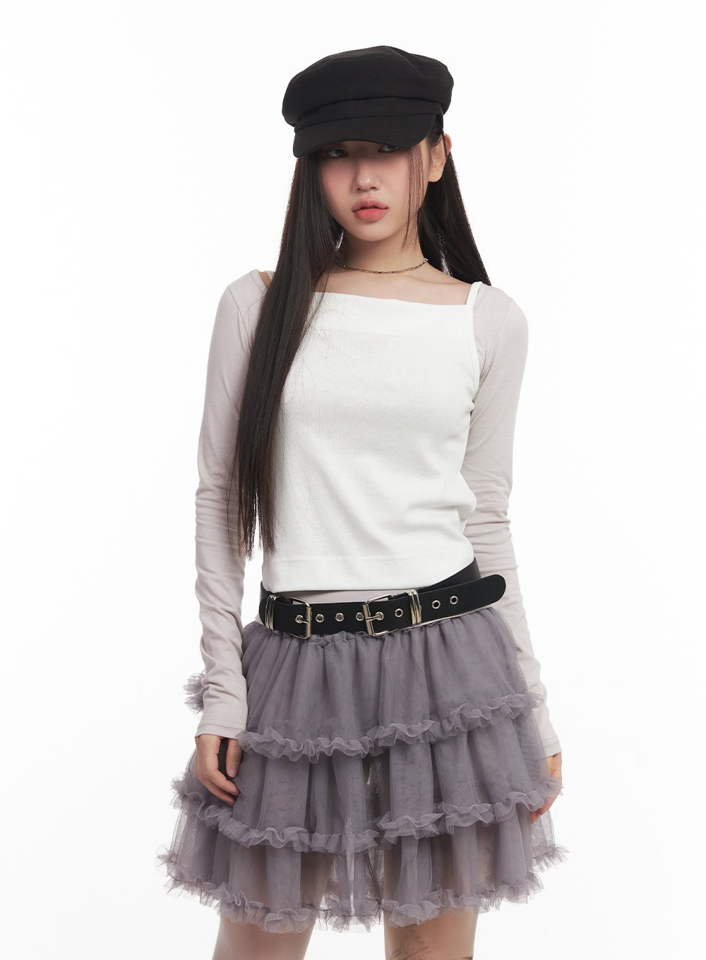 Sleeveless Boat Neck Crop Top CM528