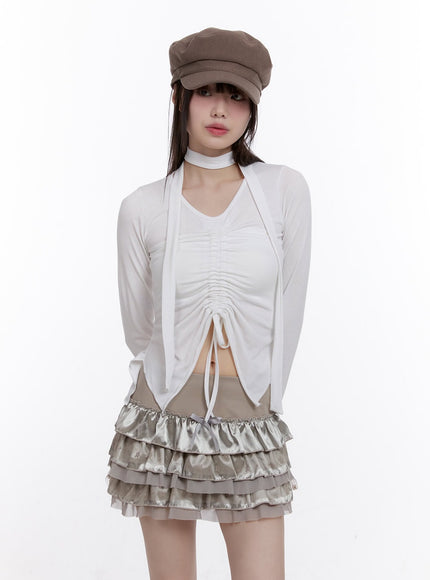 gathered-slim-fit-long-sleeve-top-cf512