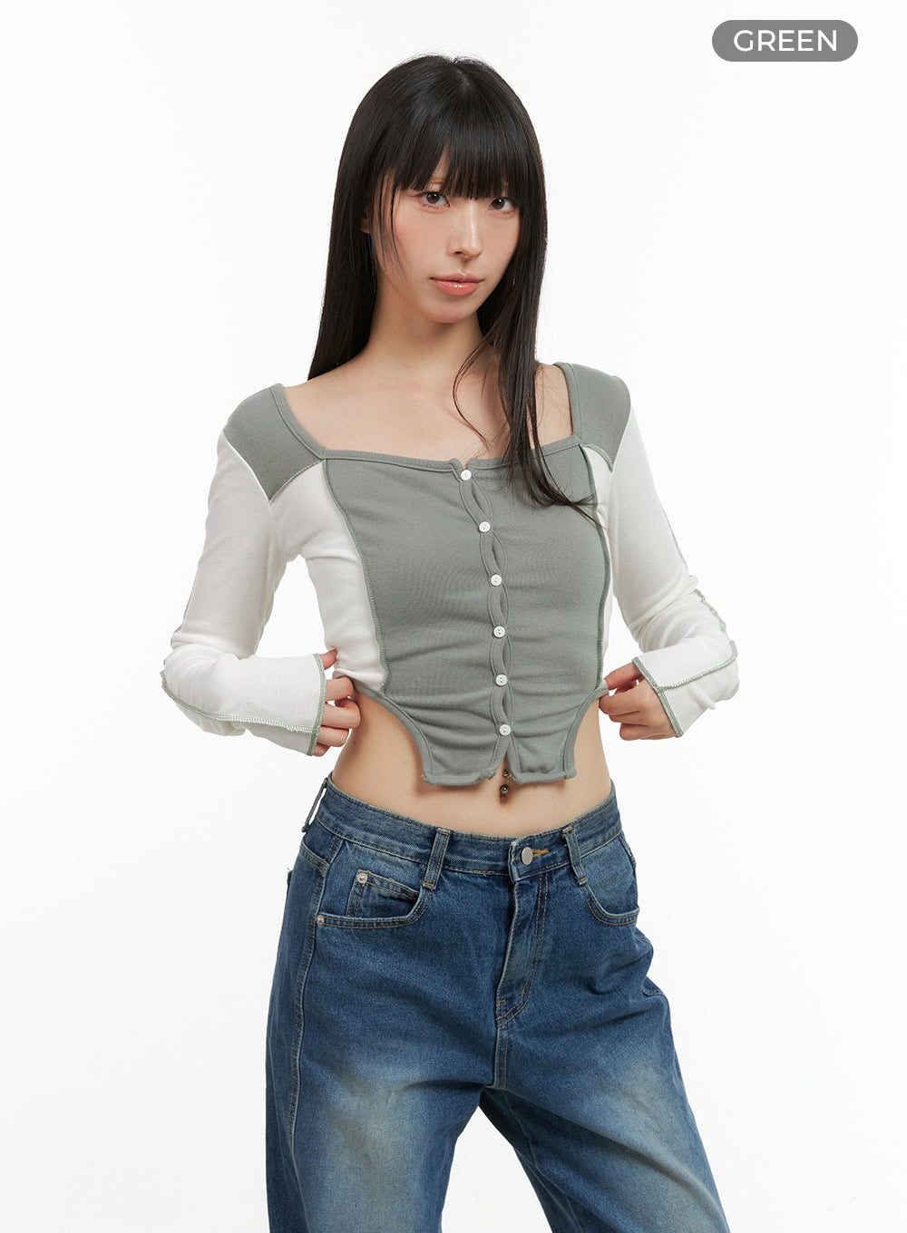 contrasting-long-sleeve-crop-top-cg420