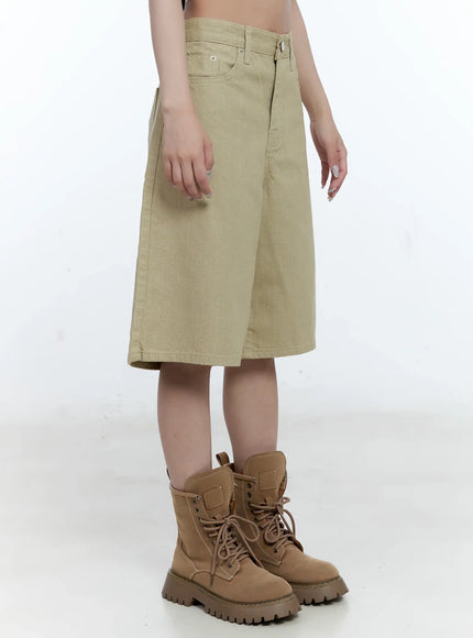 Wide-Leg Bermuda Shorts CG501