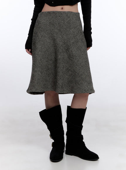 Cozy Flared Midi Skirt CJ509