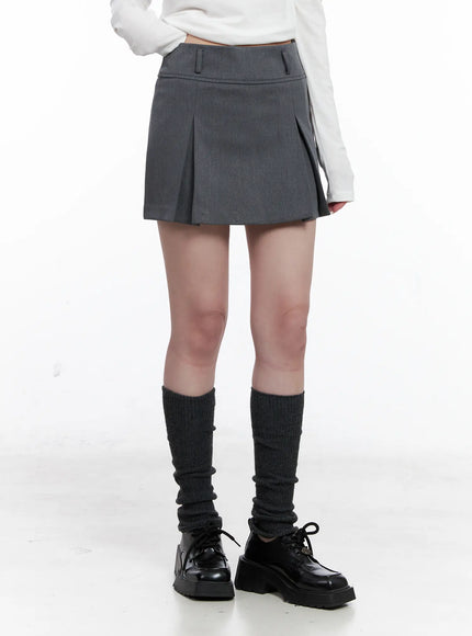Casual Pleated Mini Skirt CS529
