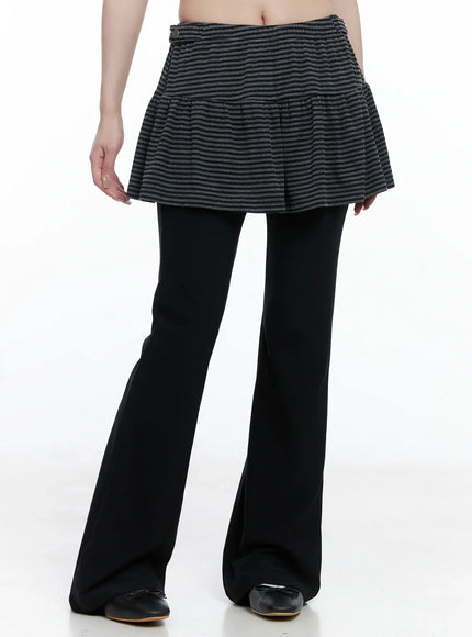 striped-layered-skirt-pants-cs501