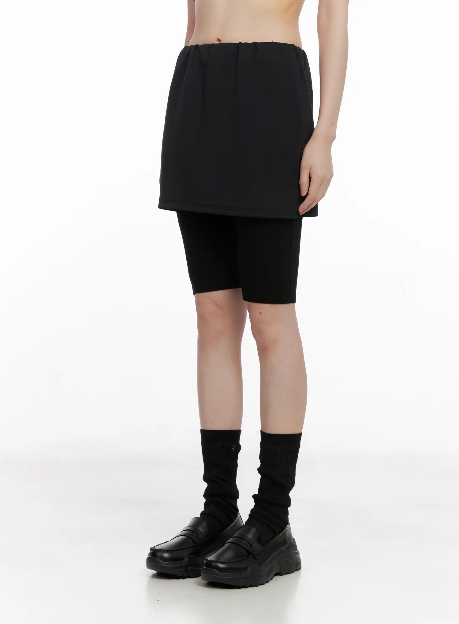 layered-mini-skirt-leggings-cg519