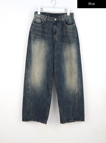 Dark Wash Baggy Jeans CA326