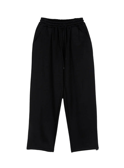 Graphic Print Fleece Sweatpants CD505