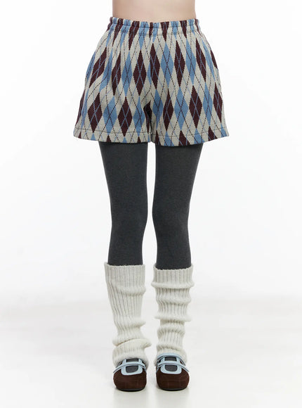 argyle-pattern-knit-shorts-cj520