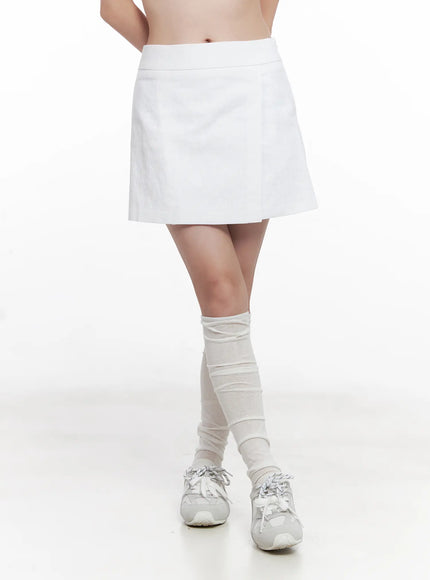 Linen Mini Skort CL524