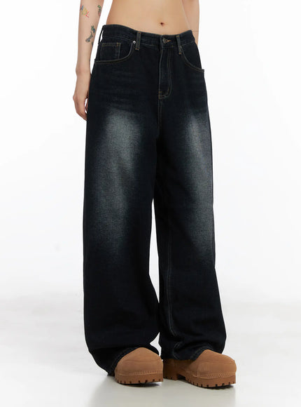 soph-fleece-lined-washed-wide-leg-jeans-cd509