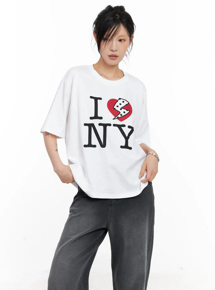 I Love NY Graphic T-Shirt CL528