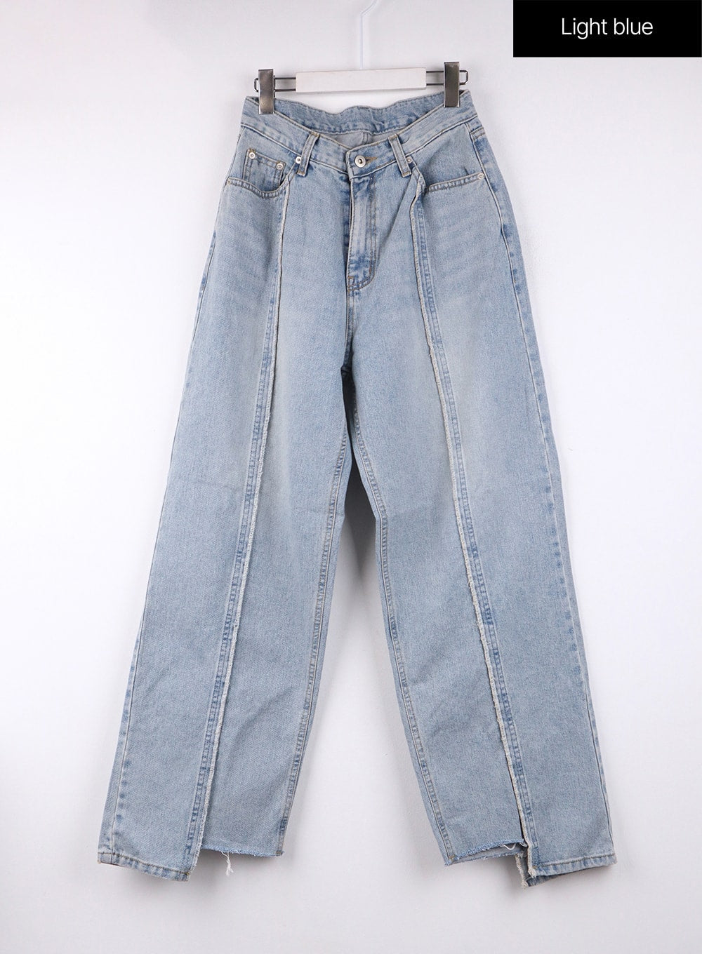 mid-waist-wide-leg-denim-stitching-jeans-cj419