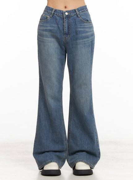 Rhia Relaxed-Fit Semi-Flared Jeans CM512