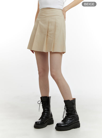 cotton-pleated-mini-skirt-ca401