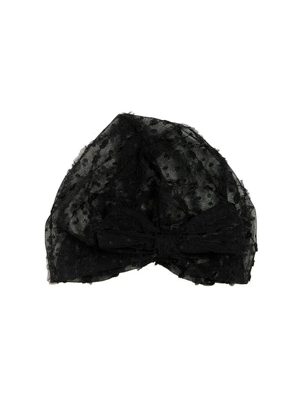 sheer-polka-dot-ribbon-beanie-cl514