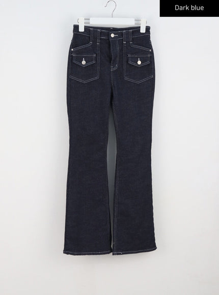 Pocket Bootcut Jeans CA320