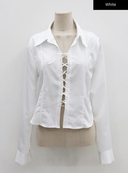 Cross String Blouse CO25