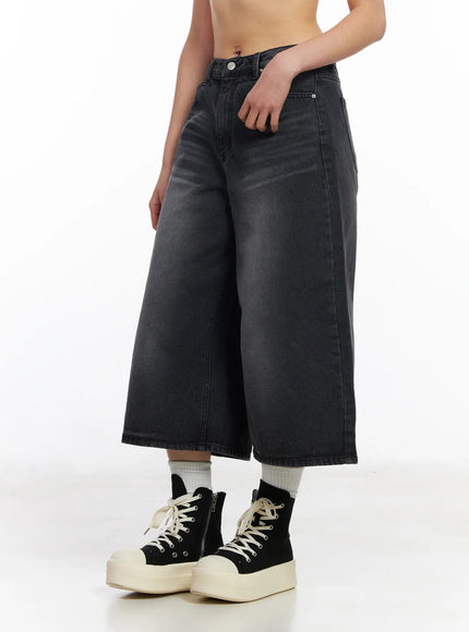 Mavis Capri Wide Leg Jeans CF504