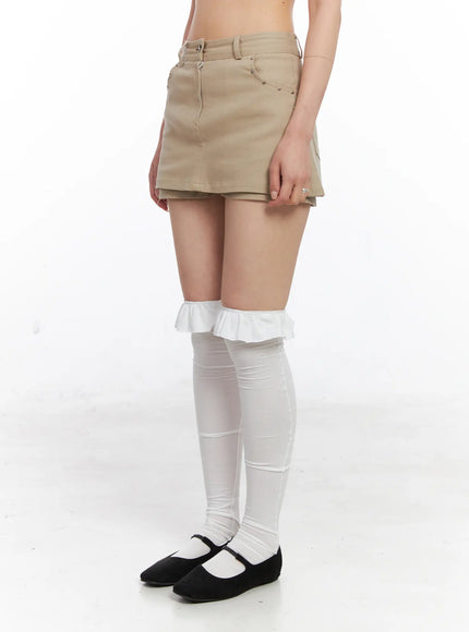 Studded Mini Skorts CO507