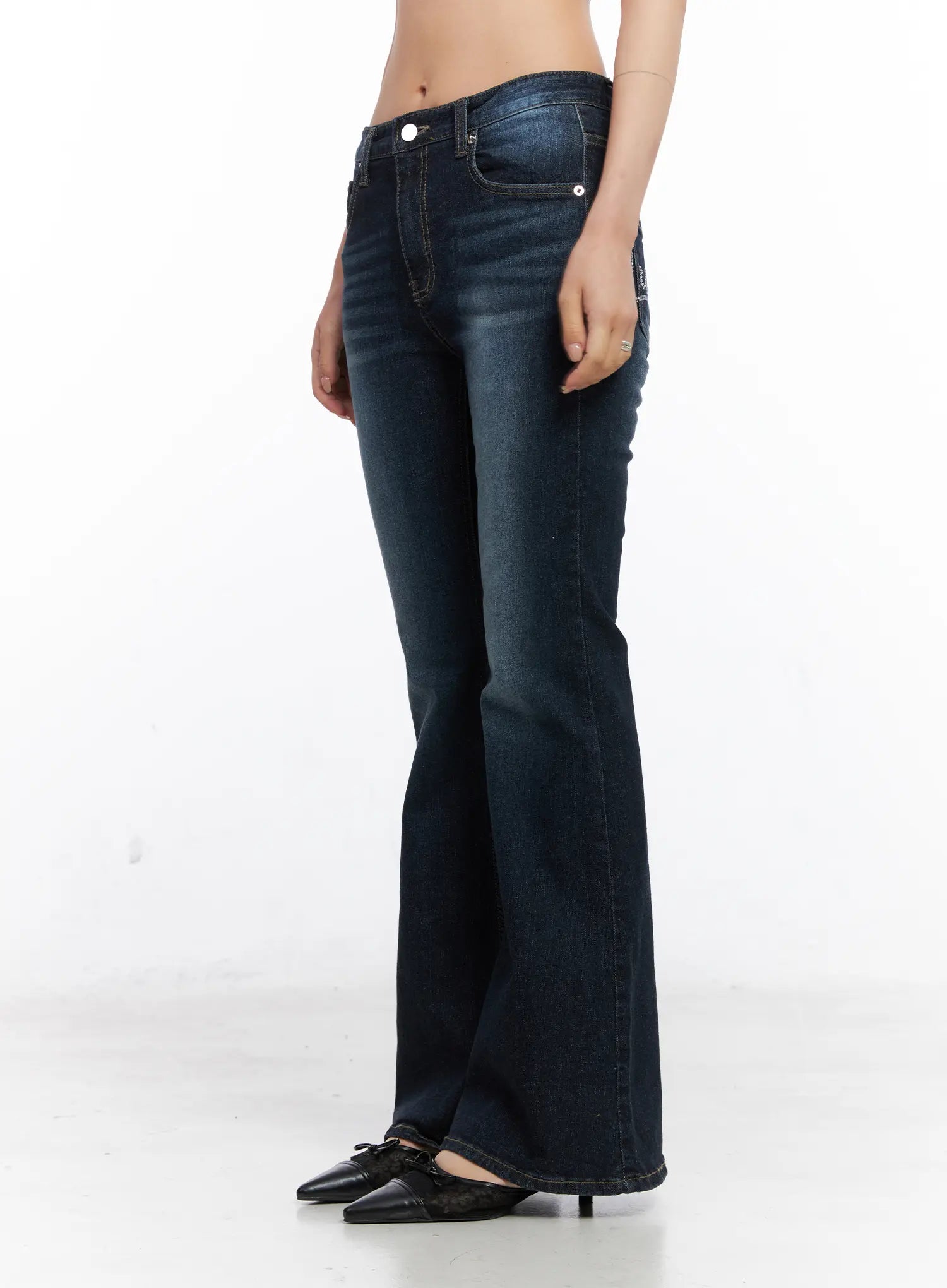 adele-lettering-flare-jeans-co507