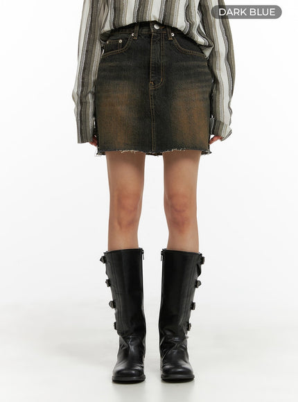 destroyed-hem-denim-mini-skirt-cm427