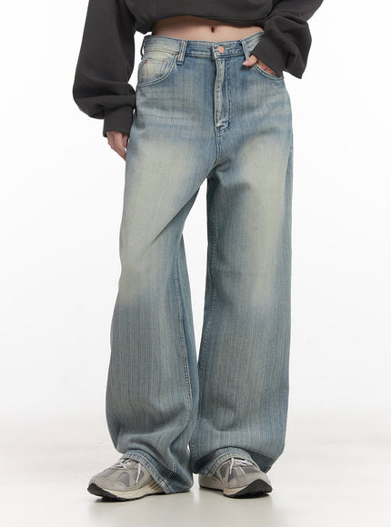 Nicola Washed Wide-Leg Jeans CF514