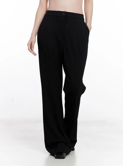 Black Flared Trousers CL523