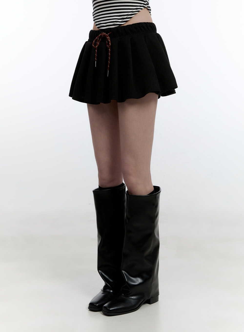 adjustable-pleated-mini-skirt-cj522