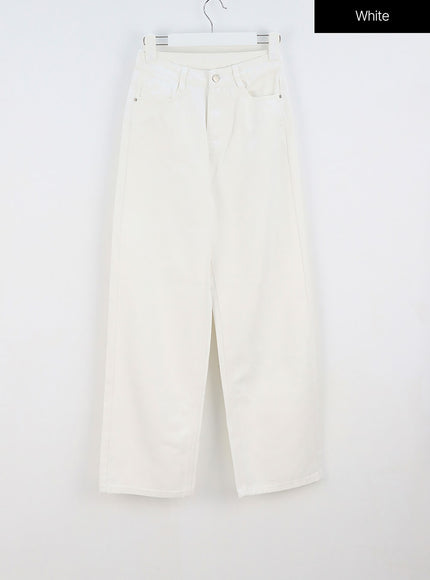 High Waist Cotton Pants OA320