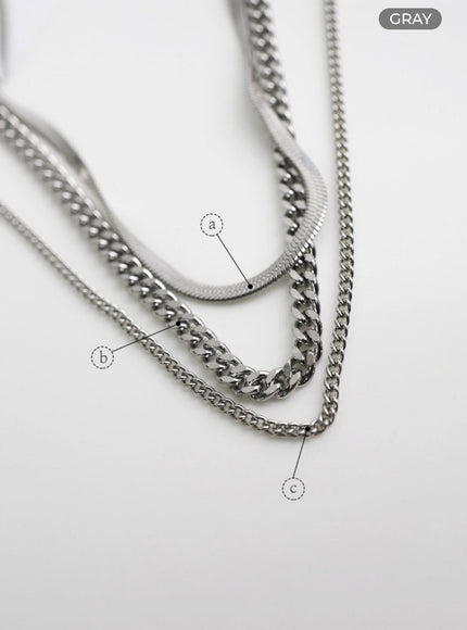 nel-necklace-il403 / Gray