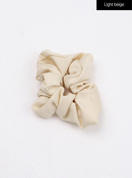 solid-princess-scrunchie-od326 / Light beige