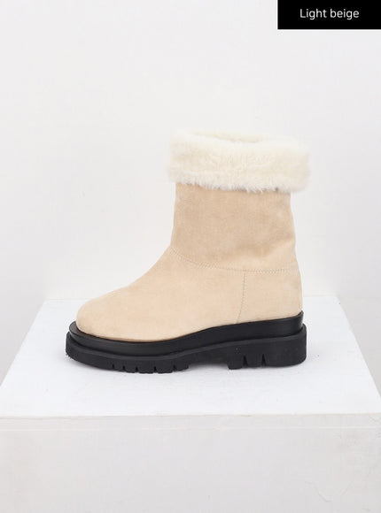 suede-ankle-boots-cn314 / Light beige