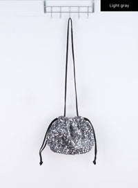 sparkly-two-way-tote-bag-cn324 / Light gray
