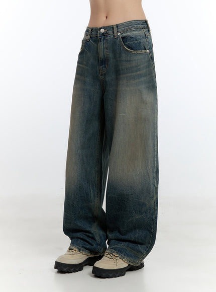 Danielle Vintage Washed Baggy Jeans CJ522