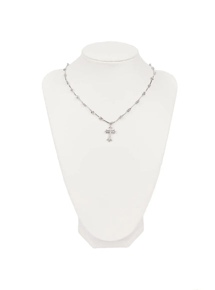 cubic-cross-chain-necklace-cm524