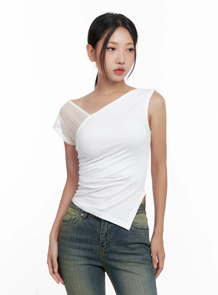 asymmetric-sheer-mesh-tank-cl518
