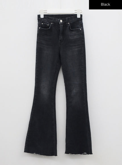 Washed Bootcut Jeans CF317