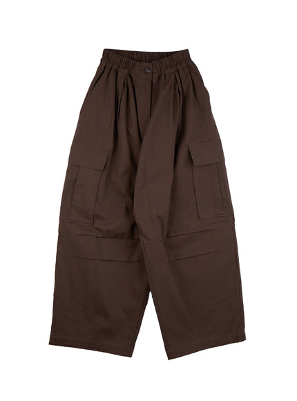 cargo-chic-cotton-pants-cd410 / Brown