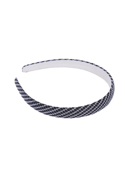 plaid-tweed-headband-cl516