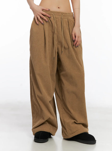 textured-fleece-baggy-pants-cd505