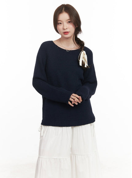 Cozy Loose-Fit Knit Sweater  CM511