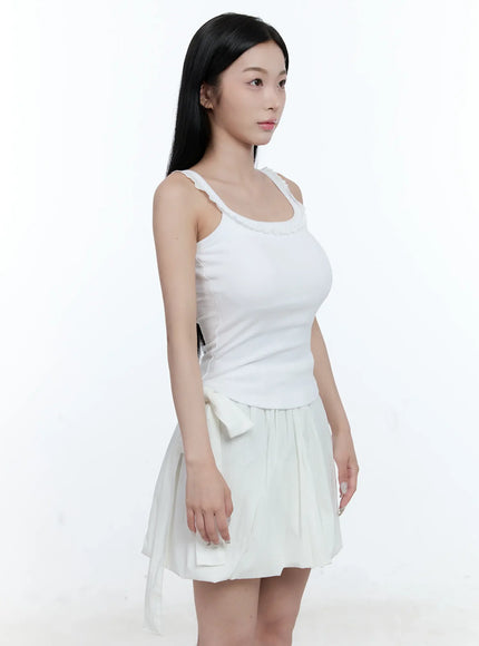 Basic Lace Cropped Tank CL530