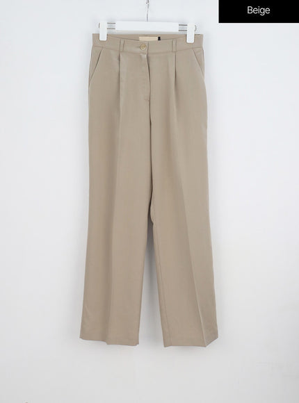 Wide Basic Tailored Pants OY310