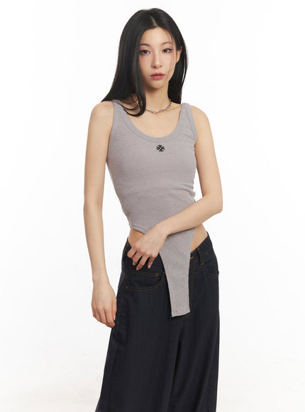 Embroidered Bodysuit Tank Top CA504