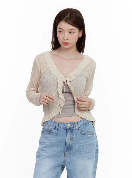sheer-frill-tie-cardigan