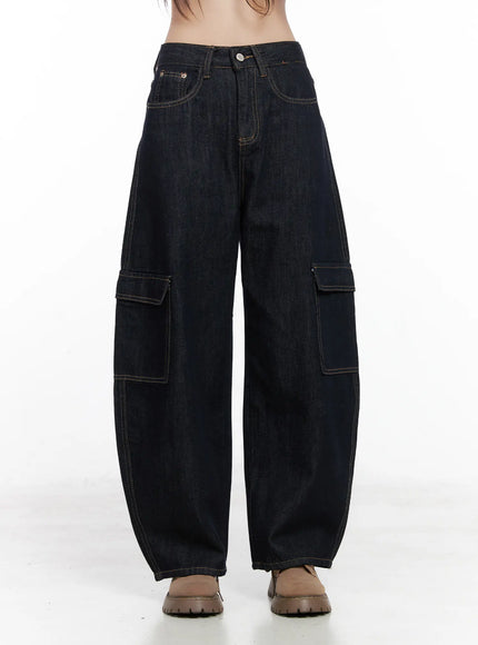 Journi Cargo Wide-Leg Jeans CN512