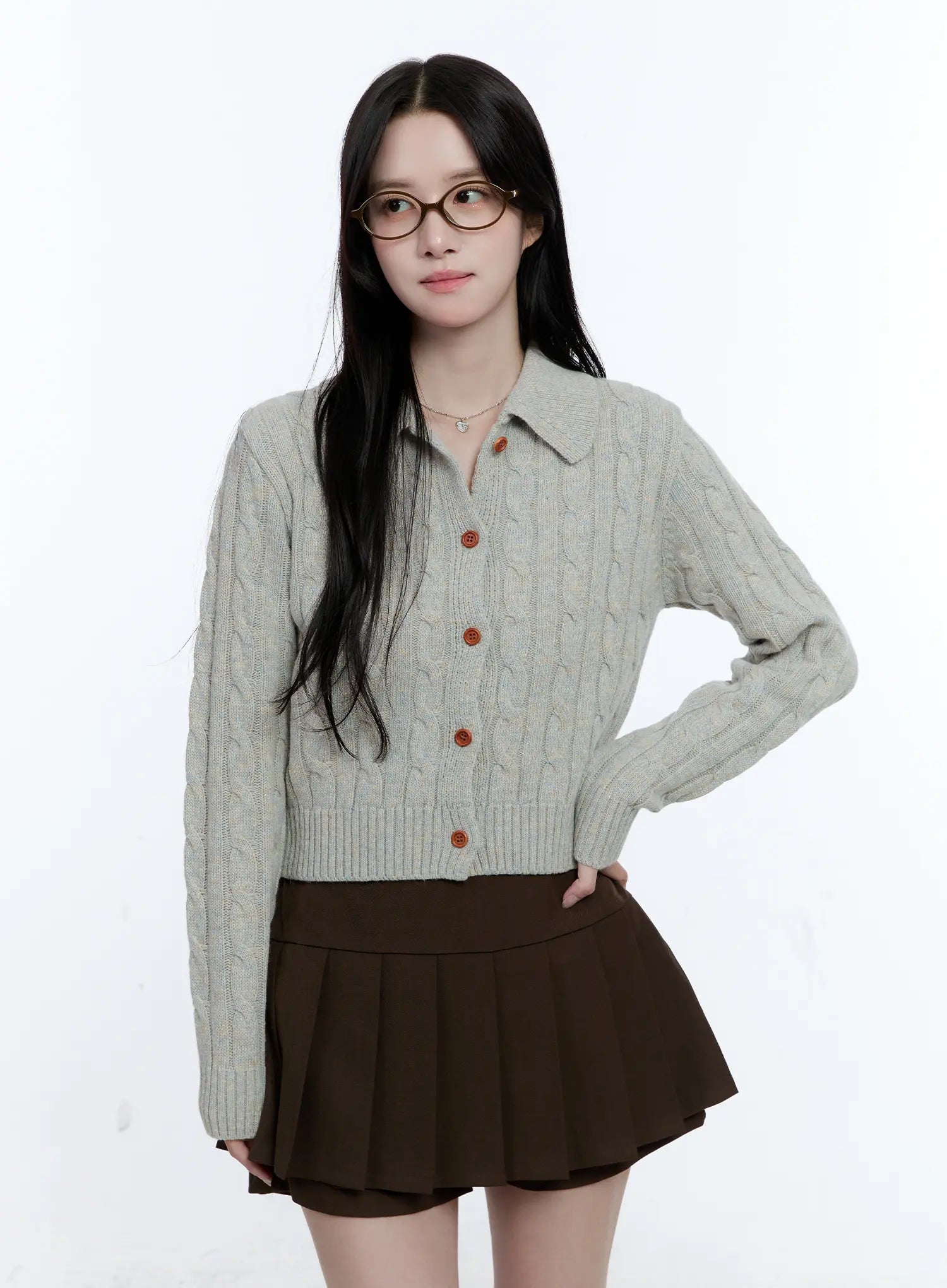 button-up-collared-cable-knit-cardigan-cg514