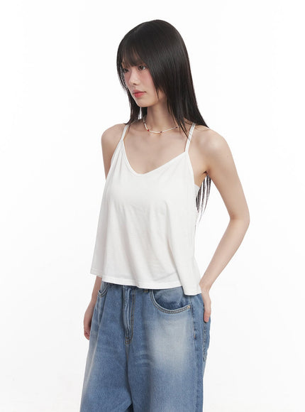 Draped Loose-Fit Cami Top CM519