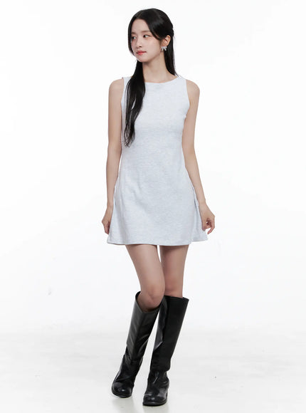 Elegant Sleeveless Mini Dress CS519